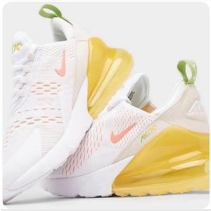 NWT 🍭 Rare Nike Air Max 270 Crimson Yellow 9.5W